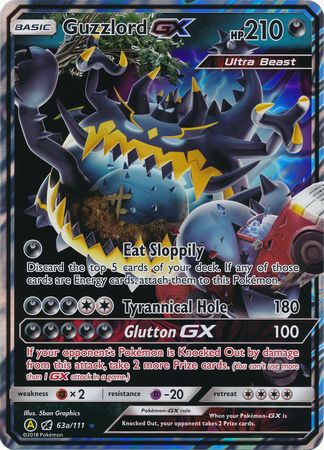 Guzzlord GX (63a/111) (Jumbo Card) [Sun & Moon: Crimson Invasion] | Pegasus Games WI