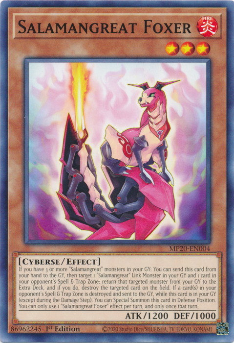 Salamangreat Foxer [MP20-EN004] Common | Pegasus Games WI