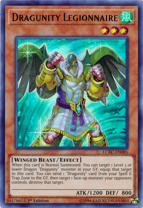 Dragunity Legionnaire [LCKC-EN085] Ultra Rare | Pegasus Games WI