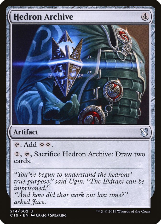 Hedron Archive [Commander 2019] | Pegasus Games WI