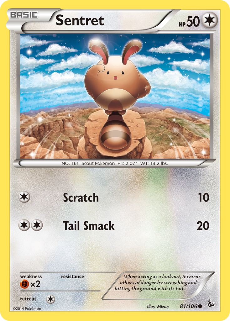 Sentret (81/106) [XY: Flashfire] | Pegasus Games WI