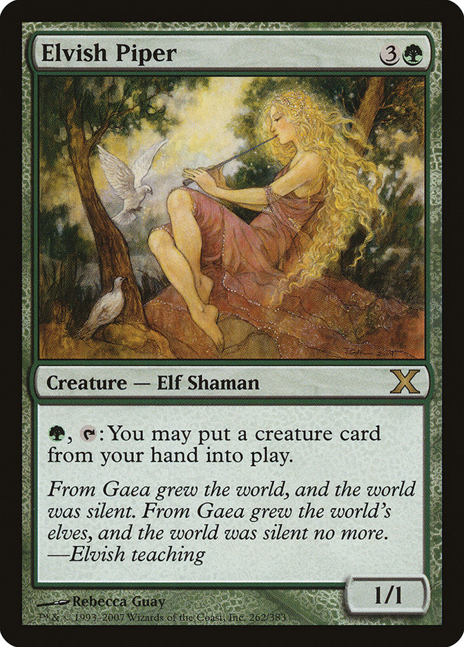Elvish Piper [Tenth Edition] | Pegasus Games WI