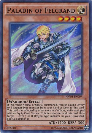 Paladin of Felgrand [OP03-EN007] Super Rare | Pegasus Games WI