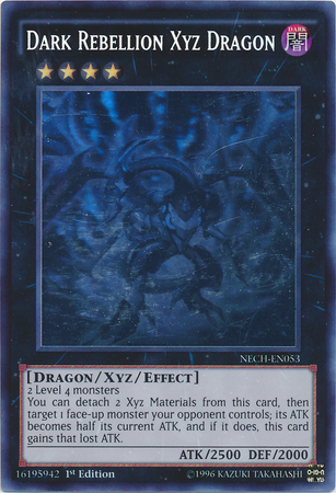Dark Rebellion Xyz Dragon [NECH-EN053] Ghost Rare | Pegasus Games WI