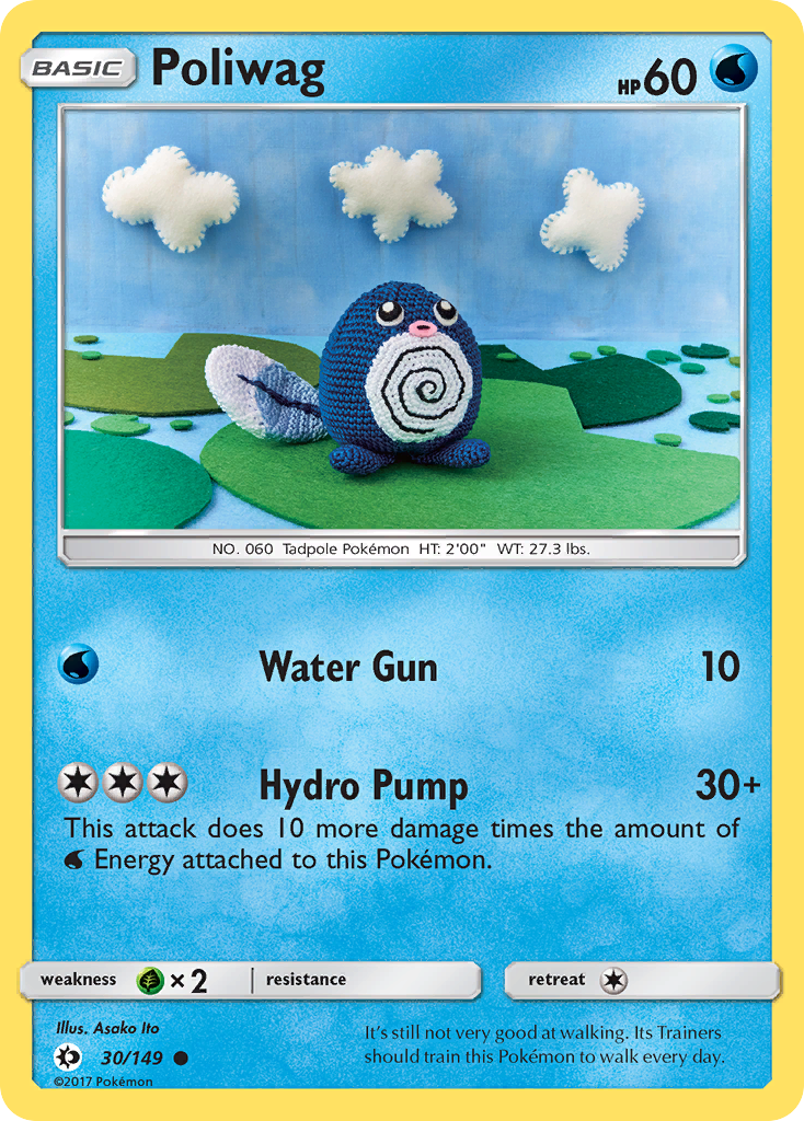 Poliwag (30/149) [Sun & Moon: Base Set] | Pegasus Games WI