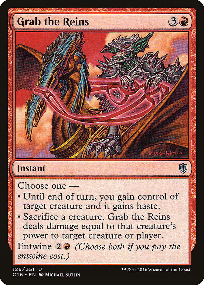 Grab the Reins [Commander 2016] | Pegasus Games WI