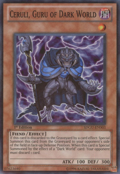 Ceruli, Guru of Dark World [SDGU-EN003] Super Rare | Pegasus Games WI