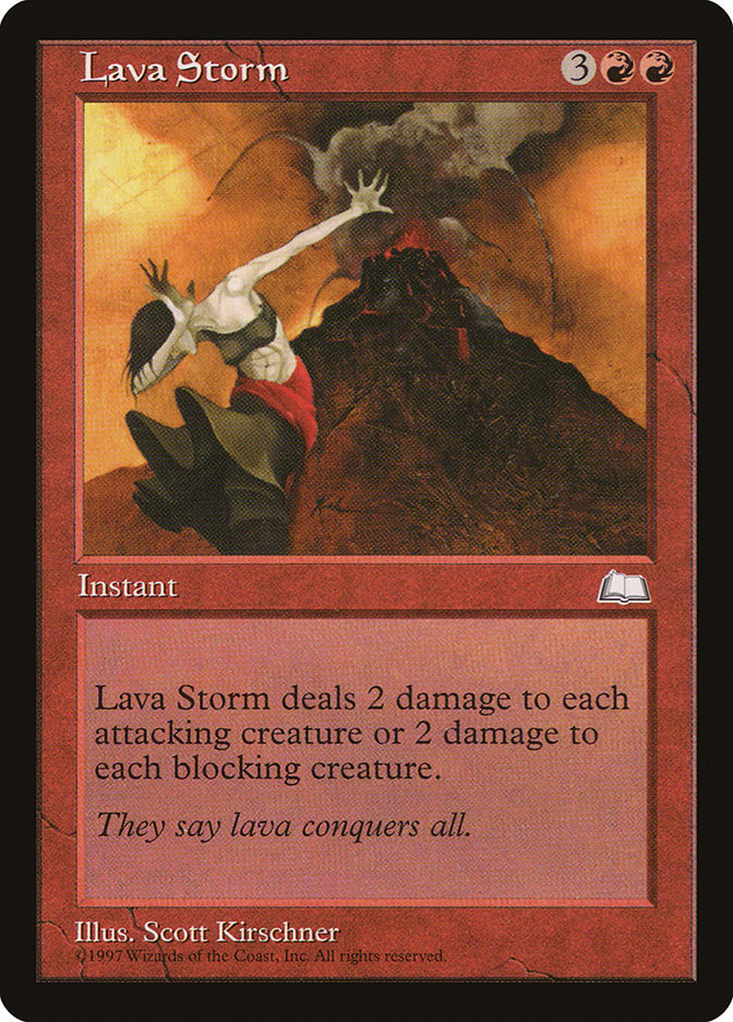 Lava Storm [Weatherlight] | Pegasus Games WI