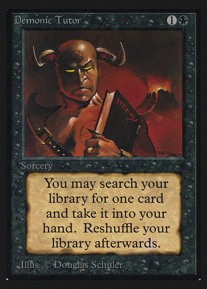 Demonic Tutor [International Collectors' Edition] | Pegasus Games WI