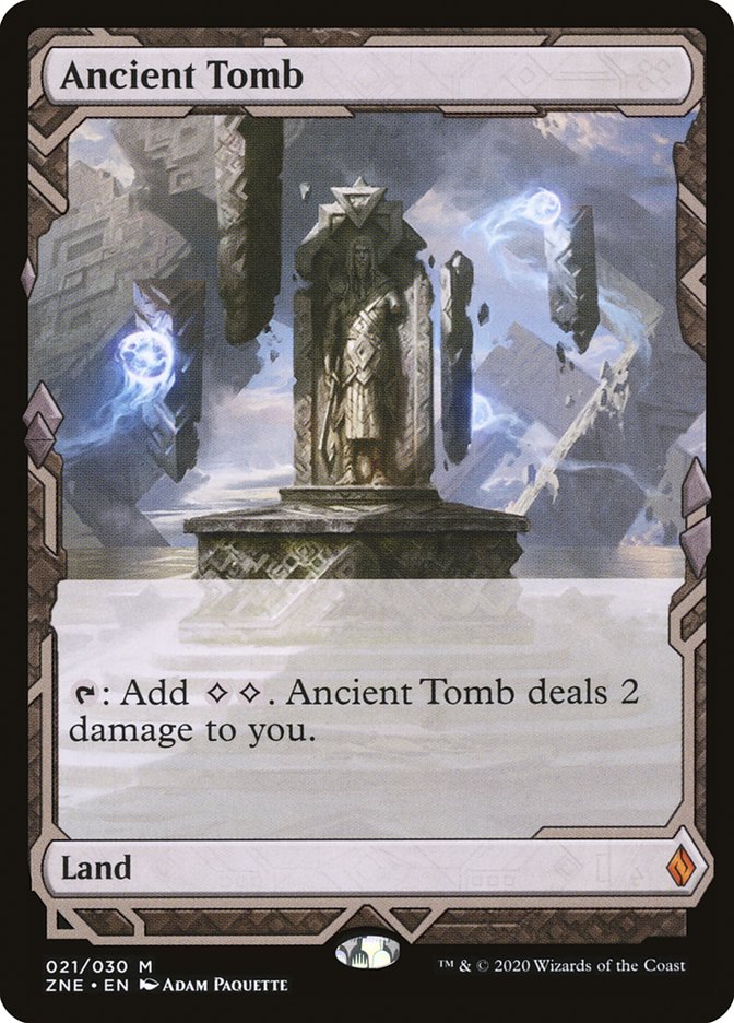 Ancient Tomb (Expeditions) [Zendikar Rising Expeditions] | Pegasus Games WI