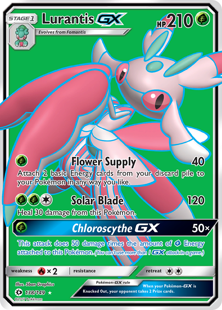 Lurantis GX (138/149) [Sun & Moon: Base Set] | Pegasus Games WI