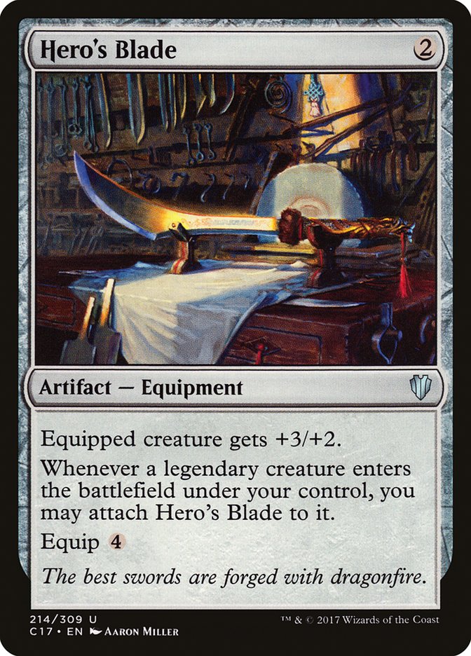 Hero's Blade [Commander 2017] | Pegasus Games WI