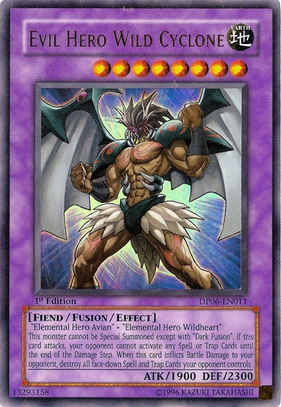 Evil Hero Wild Cyclone [DP06-EN011] Ultra Rare | Pegasus Games WI