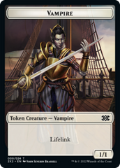 Faerie Rogue // Vampire Double-Sided Token [Double Masters 2022 Tokens] | Pegasus Games WI