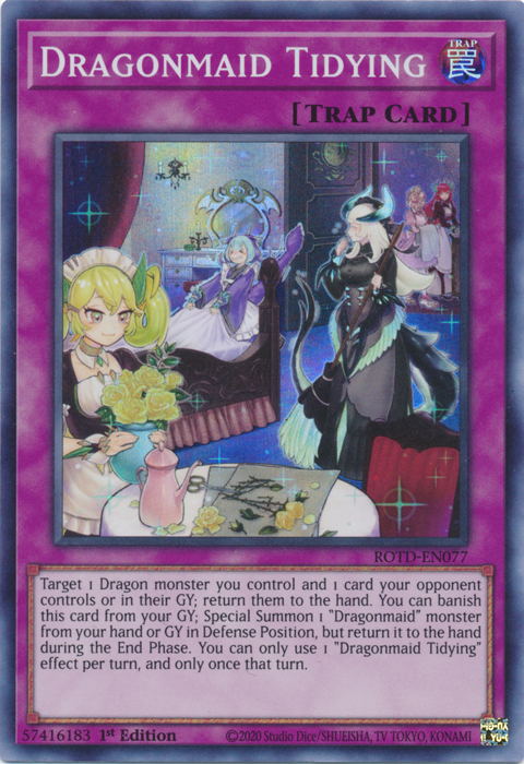 Dragonmaid Tidying [ROTD-EN077] Super Rare | Pegasus Games WI