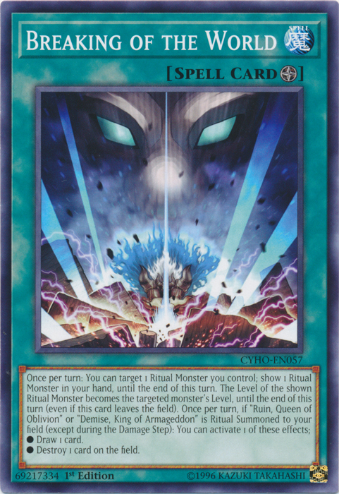Breaking of the World [CYHO-EN057] Common | Pegasus Games WI