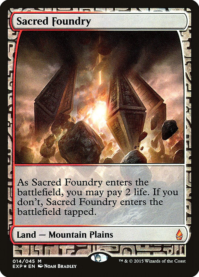 Sacred Foundry [Zendikar Expeditions] | Pegasus Games WI