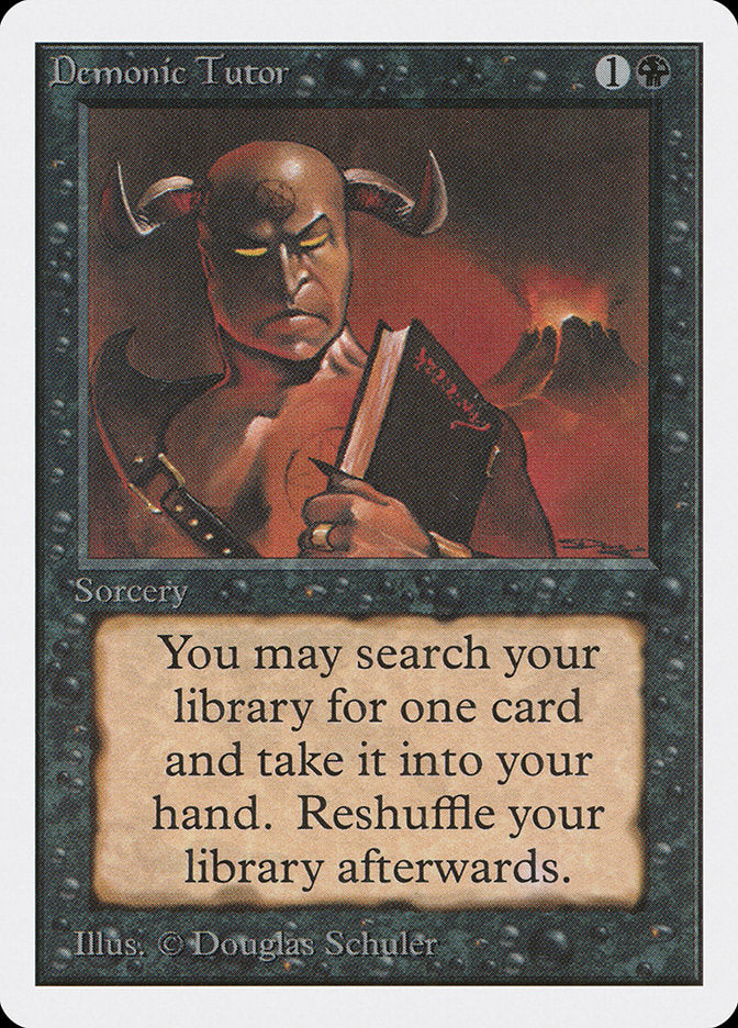 Demonic Tutor [Unlimited Edition] | Pegasus Games WI
