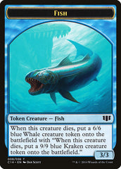 Fish // Zombie (011/036) Double-Sided Token [Commander 2014 Tokens] | Pegasus Games WI