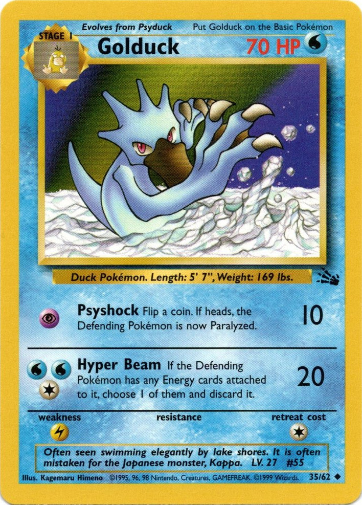 Golduck (35/62) [Fossil Unlimited] | Pegasus Games WI