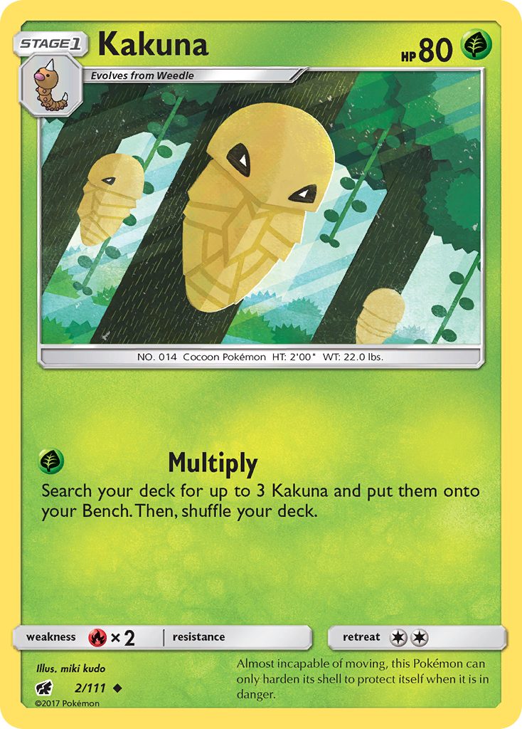 Kakuna (2/111) [Sun & Moon: Crimson Invasion] | Pegasus Games WI