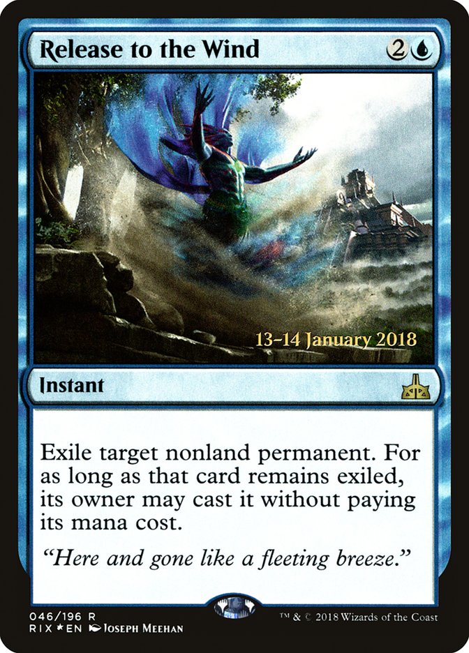 Release to the Wind [Rivals of Ixalan Prerelease Promos] | Pegasus Games WI