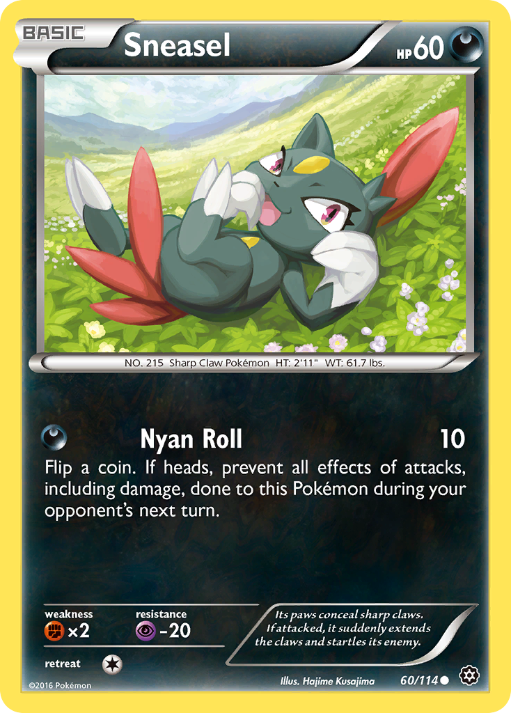 Sneasel (60/114) [XY: Steam Siege] | Pegasus Games WI