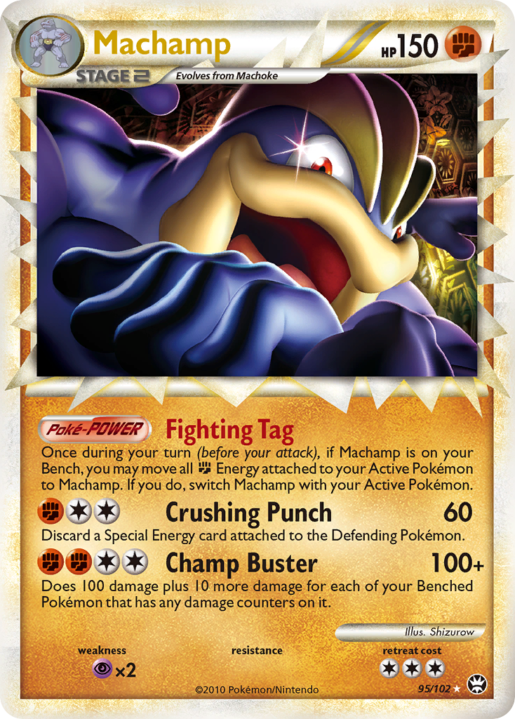 Machamp (95/102) [HeartGold & SoulSilver: Triumphant] | Pegasus Games WI