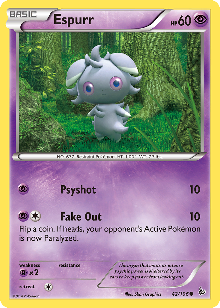 Espurr (42/106) [XY: Flashfire] | Pegasus Games WI