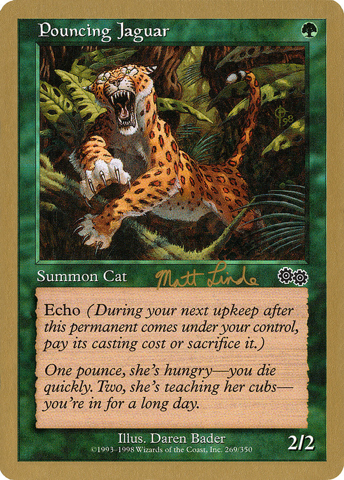 Pouncing Jaguar (Matt Linde) [World Championship Decks 1999] | Pegasus Games WI