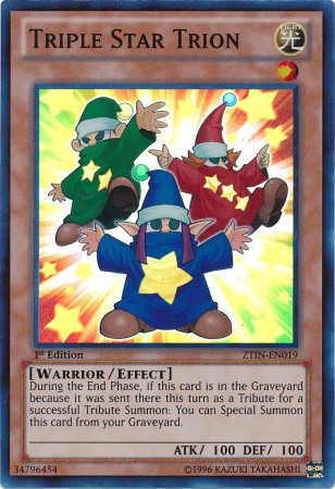 Triple Star Trion [ZTIN-EN019] Super Rare | Pegasus Games WI