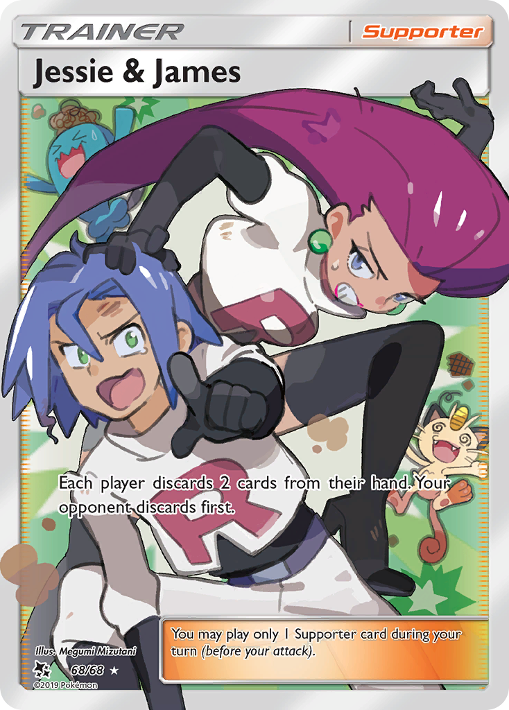 Jessie & James (68/68) [Sun & Moon: Hidden Fates] | Pegasus Games WI