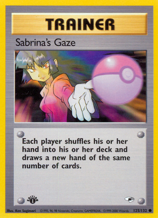 Sabrina's Gaze (125/132) [Gym Heroes 1st Edition] | Pegasus Games WI