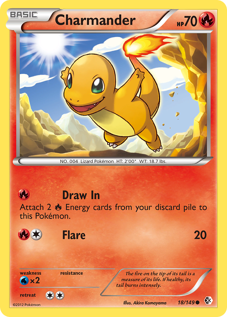 Charmander (18/149) [Black & White: Boundaries Crossed] | Pegasus Games WI