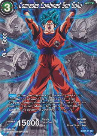 Comrades Combined Son Goku (Alternate Art) [EX01-01] | Pegasus Games WI
