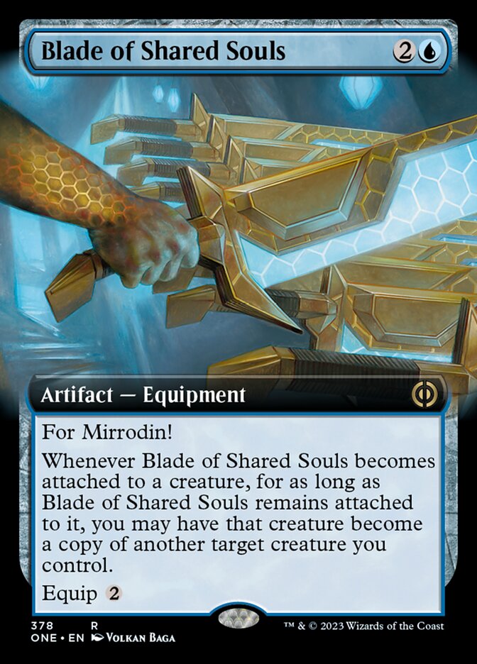 Blade of Shared Souls (Extended Art) [Phyrexia: All Will Be One] | Pegasus Games WI