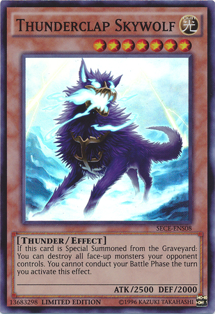 Thunderclap Skywolf (SE) [SECE-ENS08] Super Rare | Pegasus Games WI