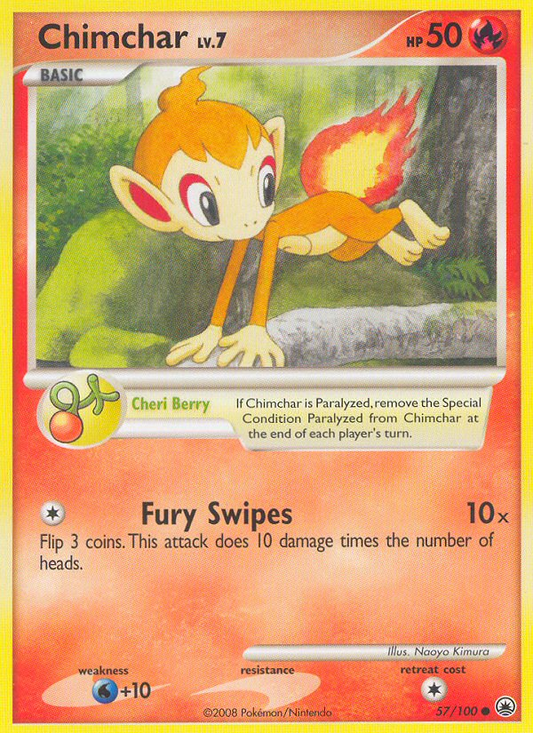 Chimchar (57/100) [Diamond & Pearl: Majestic Dawn] | Pegasus Games WI