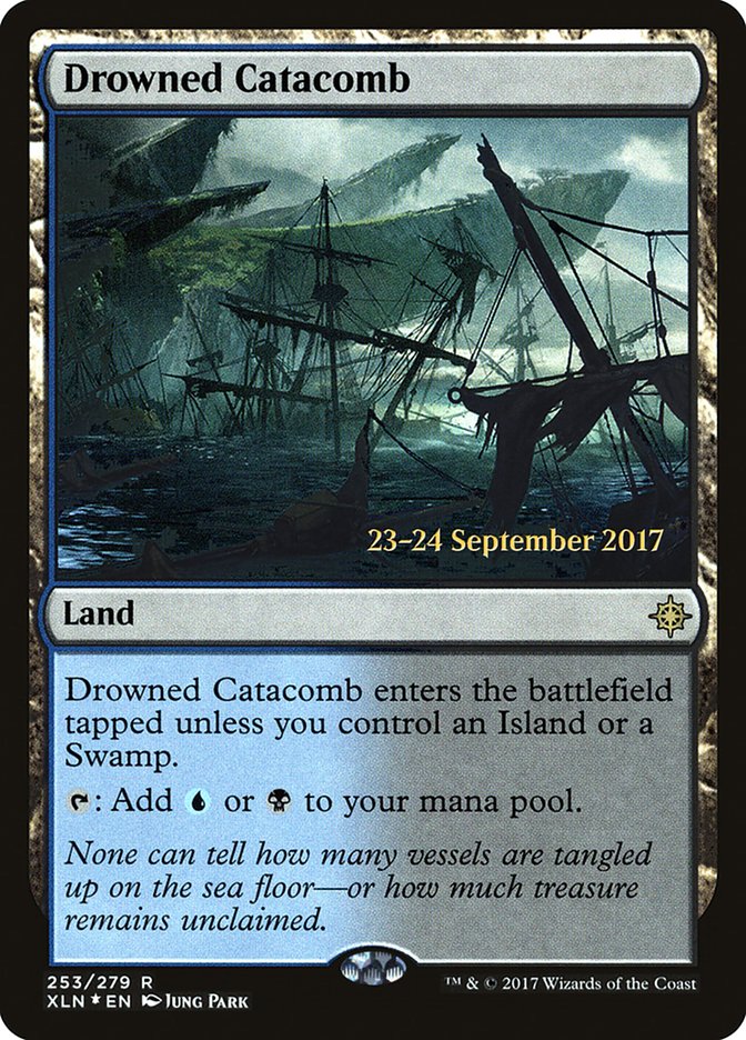 Drowned Catacomb [Ixalan Prerelease Promos] | Pegasus Games WI