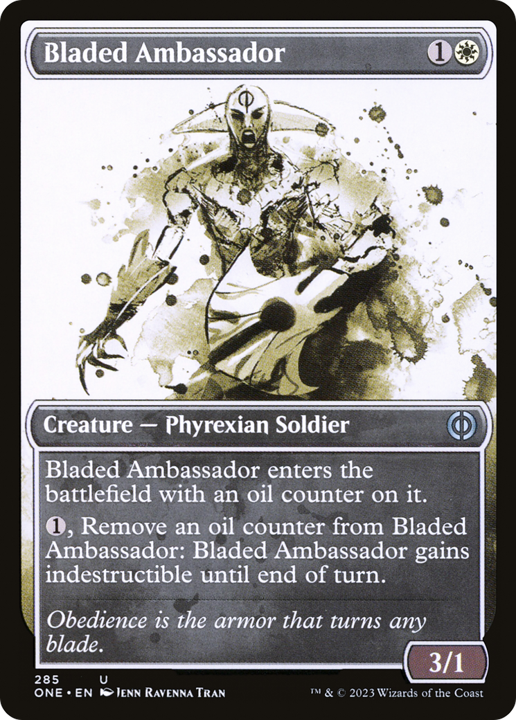 Bladed Ambassador (Showcase Ichor) [Phyrexia: All Will Be One] | Pegasus Games WI