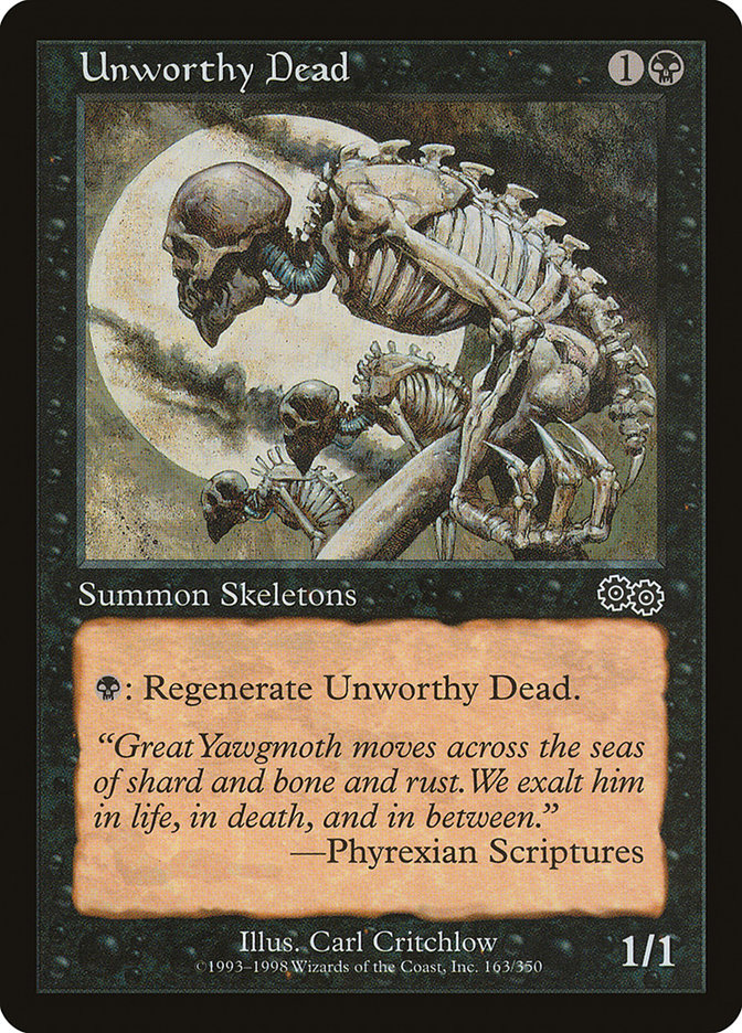 Unworthy Dead [Urza's Saga] | Pegasus Games WI