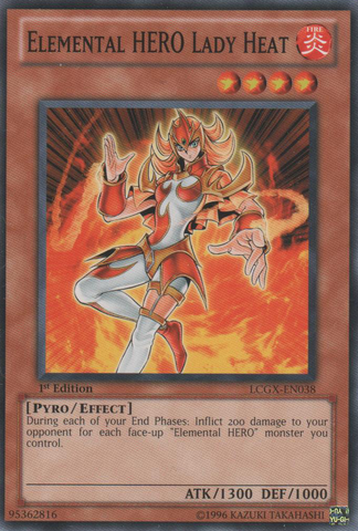 Elemental HERO Lady Heat [LCGX-EN038] Common | Pegasus Games WI