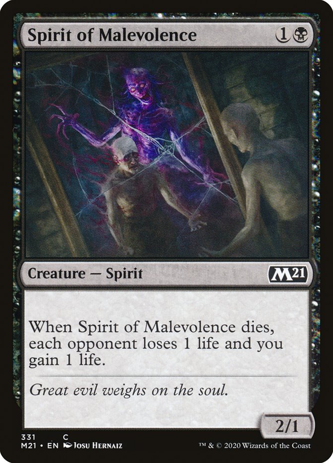 Spirit of Malevolence [Core Set 2021] | Pegasus Games WI