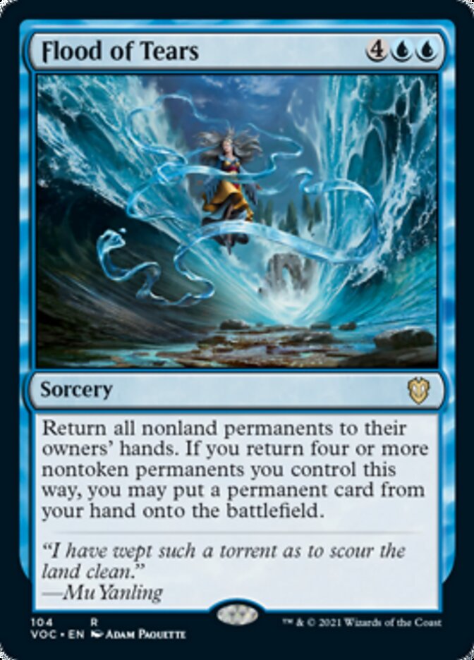 Flood of Tears [Innistrad: Crimson Vow Commander] | Pegasus Games WI
