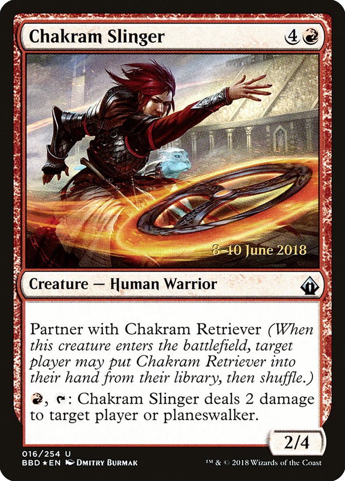 Chakram Slinger [Battlebond Prerelease Promos] | Pegasus Games WI