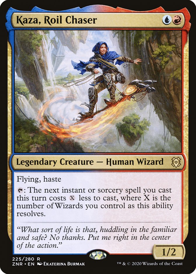 Kaza, Roil Chaser [Zendikar Rising] | Pegasus Games WI