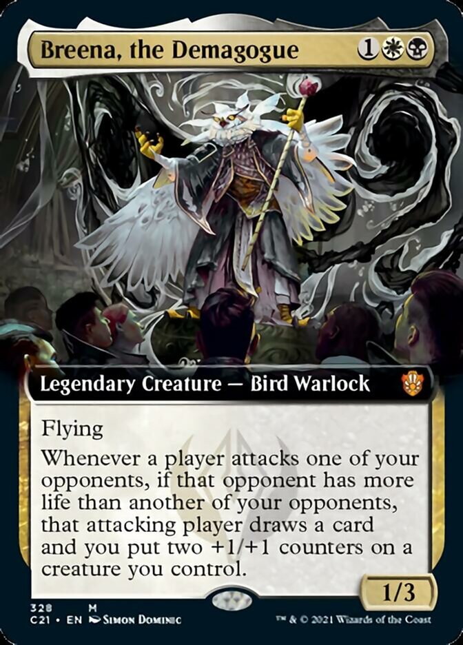 Breena, the Demagogue (Extended Art) [Commander 2021] | Pegasus Games WI