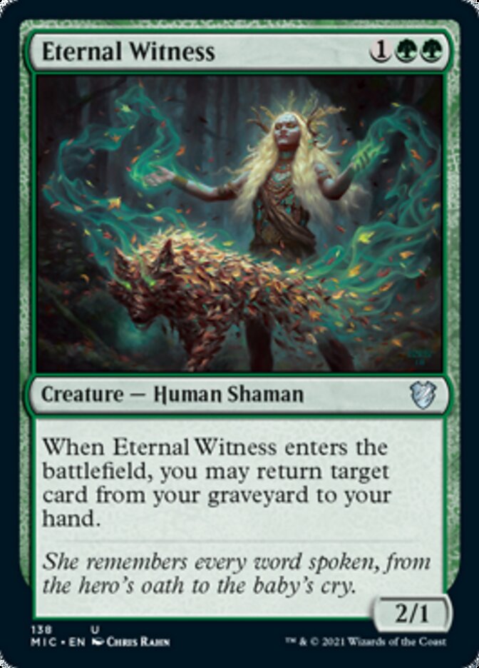 Eternal Witness [Innistrad: Midnight Hunt Commander] | Pegasus Games WI