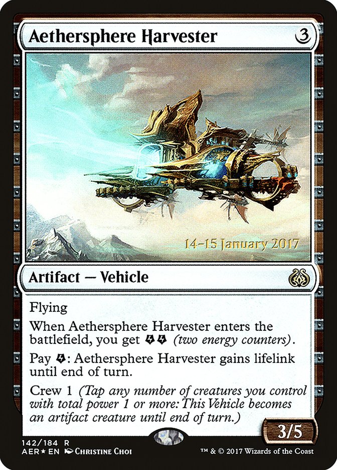 Aethersphere Harvester [Aether Revolt Prerelease Promos] | Pegasus Games WI