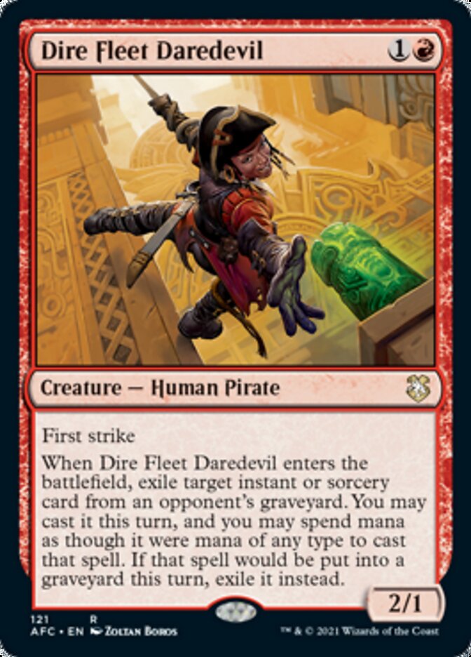 Dire Fleet Daredevil [Dungeons & Dragons: Adventures in the Forgotten Realms Commander] | Pegasus Games WI